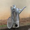 Chaleira de Reposição para Ferver Água em Trilhas e Acampamentos ao Ar Livre, Chaleira a Lenha, Panela a Lenha para Caça, Chaleira Aquecida por Fogo, Chaleira de Fervura Rápida, Fogareiro a Lenha