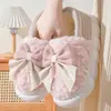 Pantuflas de Algodón para Mujer 2026 para Uso Interior en Invierno, Suela Gruesa, Forro de Felpa, Silenciosas, Suela Suave, Superficie Suave, Cómodas Pantuflas de Algodón