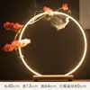 Lámpara LED Anillo Decoración Cerámica Nuevo Chino Zen Creativo Sala de Estar Entrada Oficina Escritorio Decoración del Hogar