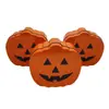 Caixa de ferro em formato de abóbora em estoque para embalagem de doces e biscoitos, caixa de presente para festa de Halloween e Páscoa, caixa vazia para armazenamento de brinquedos