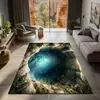 Alfombrilla de suelo de terciopelo de cristal estilo americano para entrada de casa, felpudo decorativo resistente al desgaste para sala de estar y dormitorio, alfombra resistente a la suciedad