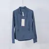 Chaqueta Deportiva de Yoga para Mujer de Primavera Abrigo Ajustado Casual Chaqueta de Jogging Cardigan Cuello con Cremallera Manga Larga Transpirable