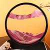 Adornos creativos de pintura de arenas movedizas para el hogar, la oficina, el escritorio, reloj de arena, decoraciones artesanales en 3D, regalo de inauguración de la casa para la sala de estar