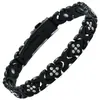 Pulsera magnética popular transfronteriza europea y americana, moderna y de lujo ligero, aleación con forma de trébol con diamantes, pulsera magnética de una fila para mujer