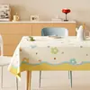 Mantel de Dibujos Animados Impermeable a Prueba de Aceite Lavable Resistente al Calor Cubierta para Mesa de Comedor Ambiente Fresco Mantel para Mesa de Café Tela de Cubierta Estilo Ins