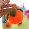 Colgante de Peluche de Caqui, Linda Decoración para Mochila, Llavero de Peluche, Adorno para Coche, Regalo de Que Suceden Cosas Buenas, Mayoreo