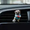 Nuevo Perro de Patada Plana de Acrílico Clip Decorativo para Salida de Aire Acondicionado de Coche Aromaterapia Perfume para Coche