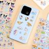 Versión de Hong Kong Pegatinas Calientes Plateadas de Dibujos Animados, Pegatinas Brillantes y Lindas de Recompensa para Niños, Manualidades para Libro de Bocetos y Álbum de Fotos, Decoración de Teléfono Móvil, 8 Estilos