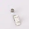 Portatarjeta de Identificación, Portapase, Clip de Doble Agujero, Clip con Tapa abatible, Clip de Metal de un Solo Agujero, Clip de Hierro, Portatarjeta de Trabajo