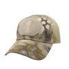 Boné de Beisebol Militar Camuflado Outdoor para Fãs Militares Forças Especiais Tático Camuflado Chapéu Caveira Aba Protetora Velcro
