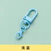 Cadena para puerta con pintura de color, llavero colgante de 14 mm con cierre de langosta, cierre giratorio de metal para perro, accesorios de joyería para hacer uno mismo.