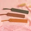 Marcador de Libro de Cuero Estilo Amazon Transfronterizo Marcador de Cuaderno Clip Divisor Portátil Marcador de Hilo Cosido