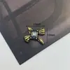 Personalidad borde con forma especial estrellas de amor accesorios de aleación de diamante pasador retro do old oro joya material para horquilla barroca