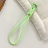 Cordão Colorido Novo para Celular Transfronteiriço, Corda Trançada Feita à Mão, Chaveiro para Capa de Celular DIY, Alça Destacável Anti-Perda para Garrafa de Água