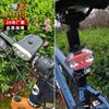 Juego de luces para bicicleta transfronterizas, combinación para conducción nocturna, carga USB, botón impermeable, luz brillante para bicicleta de montaña, faro delantero, venta al por mayor