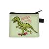 Porta-moedas de Dinossauro Mais Vendido Transfronteiriço, Bolsa Mini Fofa para Crianças, Bolsa de Armazenamento Portátil para Estudantes, Porta-chaves, Porta-cartões