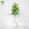 Rama de pino de simulación hoja de abeto chino rama de fruto de pino pino de bienvenida pino de belleza pino Luo Han bonsái hoja decoración árbol de navidad rama de pino falsa