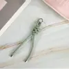 Moda Criativa Tendência Fivela Pendurada Nó Peruano Corda de Couro Tecelagem Acessórios Chaveiro de Carro Pingente de Bolsa de Boneca Atacado