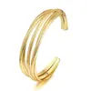 Pulsera Abierta Brillante Simple de Ajo para Mujer Coreana Popular Par de Pulseras de Cuentas Pulseras de Plata Joyería para Mano