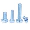 FUENTE Tornillo de cabeza hexagonal cóncava con ranura cruzada de fábrica HM3/M4/M5/M6 Tornillo fino Tornillo hexagonal exterior galvanizado