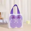 Sacola para viagem com logo estampado sacola de presente de aniversário sacola de presente chinelos atacado bolsa não tecida de praia bolsa de mão à prova d'água