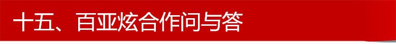 十五、百亚炫合作问与答