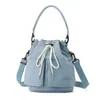 Bolso Bandolera de Moda de Transmisión en Vivo de Douyin, Diseño de Nicho Estilo Coreano, Bolso de Hombro tipo Cartera Pequeña, Bolso de Mano, Bolso Cubo para Viajes Diarios