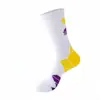 Calcetines de correr profesionales para maratón para hombre, de longitud media, resistentes al desgaste, absorbentes de sudor, con planta de toalla, para correr al aire libre y baloncesto