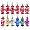 Amazon Girasol Brillante Caramelo Plano Pintado Colgante Árbol de Navidad Accesorios Decoración Navideña Caramelo al por Mayor