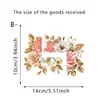 Venta caliente transfronteriza al por mayor primavera floral decoración del hogar cubierta decorativa para interruptor y enchufe pegatinas decorativas para decoración de escenas
