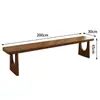 Mesa de Jantar Moderna Simples de Madeira Maciça Pequeno Apartamento Casa Retangular Mesa de Jantar Sala de Jantar Sala de Estar Grande Longa Mesa de Trabalho