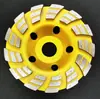 Disco de Rectificado Diamantado de 125 mm para Rectificar Concreto y Granito, Disco de Rectificado en Forma de Copa de 5 pulgadas