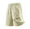 Pantalones Cortos de Trabajo Transfronterizos de Verano 2026 para Hombre, Pantalones Multibolsillos, Estilo Nuevo, Corte Holgado, Marca Deportiva de Moda, Estilo Hong Kong, Patchwork, Versátil