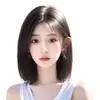 No Necesita Pasadores, Peluca para Mujeres para Cubrir Canas en la Parte Superior de la Cabeza, Cabello Simulado en la Frente, Parche Ligero y Sin Rastro de Velcro en la Raíz del Cabello para Cabello de Reemplazo