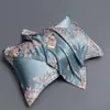 Funda de Almohada Jacquard Satinado Estilo Europeo, Una para Cama Individual o Doble de Adulto, Una Funda de Almohada, Cubierta para Relleno de Almohada 48x74cm