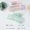 Nueva moda coreana viento de hadas color estrella transparente pinza de agarre geométrica hueca esmerilada para baño cabello pasador al por mayor