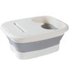 Cubo plegable para baño de pies con masaje, Cubeta para baño de pies doméstico, Cubeta de plástico para baño de pies para el cuidado de la salud con aislamiento, Cubeta para baño de pies de adulto