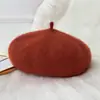 Chapéu de Outono e Inverno Feminino Boina de Lã de Inverno Feminina Estilo Britânico Retrô Estilo Coreano Estilo Japonês Versátil Chapéu Bonito Boina Octogonal Tendência