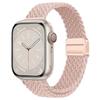 Correa de Reloj Magnética Trenzada de Doble Bucle para Cintura Delgada Adecuada para Apple 9 10 iWatch S11 Pulsera Magnética de Nylon