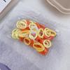 Anillo para toalla de niños banda de goma pequeña anillo para el pelo color sólido simple macarrón liga para el pelo linda tamaño pequeño diadema accesorios para el pelo de niña