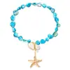 Moda de Verano Nueva Transfronteriza Personalidad Nicho Temperamento Collar para Mujer Estilo Vacaciones en la Costa Serie de Estrellas de Mar y Océano Conjunto