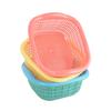 Cesta escurridora cesta para lavar verduras cesta para lavar arroz cubeta escurridora escurridor tazón de cocina y almacenamiento de palillos Tazón cesta coladora para lavar verduras tienda de 2 yuanes