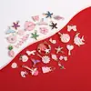 Pingentes de Liga Metálica Rosa Esmaltada Acessórios para Joias DIY Estrela do Mar Flor Chaveiro Encantos Acessórios para Brincos