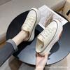 Tênis Dad Shoes de Estilo Coreano Ins para Mulheres 2025 Verão Novo Estudante Esportivo de Solado Grosso para Mulheres Casual Baotou Lona Meio Chinelo