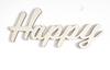En stock Bebé Feliz Cumpleaños Fondo Pegatinas de Pared Letras de Madera Accesorios Diseño Escena Feliz Cumpleaños