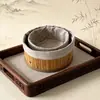 Cesta de Almacenamiento Tejida de Bambú para el Hogar, Estilo Nuevo, Tubo Plegable para Almacenamiento de Juguetes, Cesta de Almacenamiento Universal para Sala de Estar y Dormitorio, Venta al por Mayor