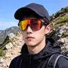 Óculos de Ciclismo BOLLFO Inteligentes S2 para Todas as Condições Climáticas Óculos Esportivos de Corrida para Exterior Proteção UV de Três Peças