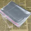 Bolsa autoadhesiva opp bolsa de embalaje transparente bolsa de almacenamiento para ropa calcetines engrosada directo de fábrica a mapa impresión personalizada