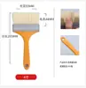 Fabricante en stock mango de madera cerdas de cerdo pincel de pintura pincel para barbacoa sin pelusa pincel de pelo plano herramientas de ferretería pincel de pintura