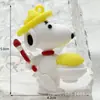 Llavero de muñeca colgante de Snoopy de dibujos animados, lindo muñeco de Snoopy y Charlie, colgante de mochila Snoopy